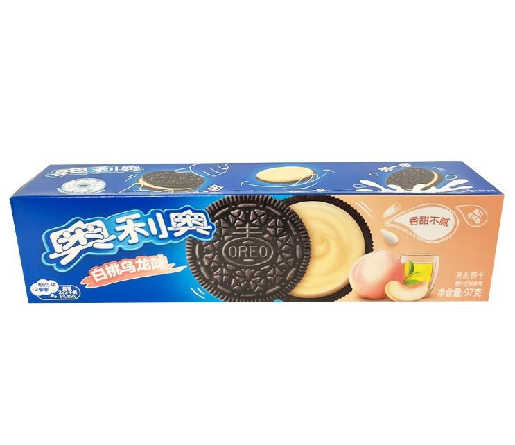 Печенье Oreo со вкусом персика и молочного улуна, 97 г, Китай