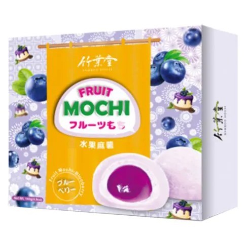 Моти голубика со сливками в японском стиле BAMBOO HOUSE, 140г, Тайвань