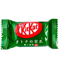 Японский Кит-кат с зеленым чаем Маття Nestle, 1 штука (мини)