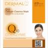 Маска для лица с коллагеном и коэнзимом Q10 Dermal Q10 Collagen Essence Mask, Корея, 23г