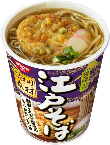 Лапша б/п соба "Эдо" по-токийски с тофу и овощами Nissin Food, 75г Япония