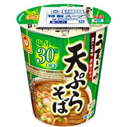 Лапша б/п соба тэмпура с пониженным содержанием соли 30% Toyo Suisan , 69г Япония