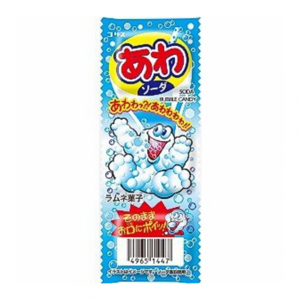 Шипучие конфеты со вкусом рамунэ сидр Bubble Candy Cola Coris, 3шт. Япония