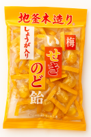 Леденцы Исеки Сёкухин &quot;Слива умэ&quot; со вкусом имбиря для горла,  Iseki Shokuhin, Япония, 100 г