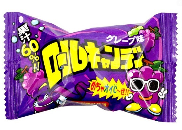 Мягкая карамель (лента) со вкусом винограда YAOKIN 20г Япония