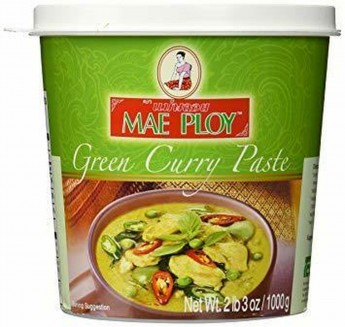 Зеленая паста карри MAE PLOY, 400 г, Таиланд