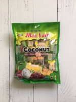 Вьетнамские кокосовые конфеты с панданом, таро и дурианом, Mai Lan, 250г