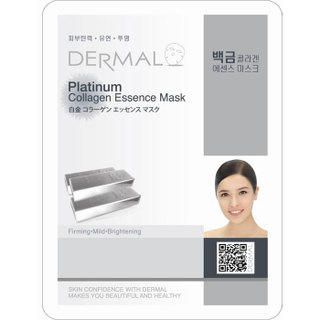 Маска для лица с коллагеном и коллоидной платиной Dermal Snail Collagen Essence Mask, Корея, 23г