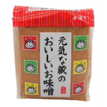 Соевая паста мисо Miysaka темная (красная), 500г