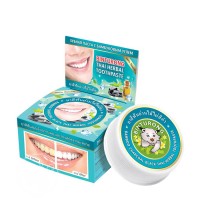 Тайская травяная паста Thai Herbal Charcoal Toothpaste с бамбуковым углем, 33г