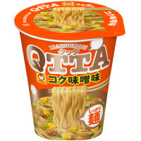 Рамен с насыщенным мисо бульоном "по-японски" с яйцом, курицей и овощами Маручан QTTA Maruchan, 82 г, ToyoSuisan Япония