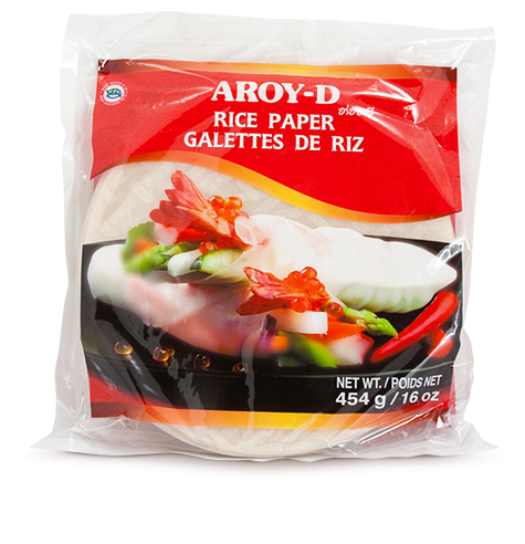 Рисовая бумага AROY-D, круглая, 22см, 50 листов, 454г