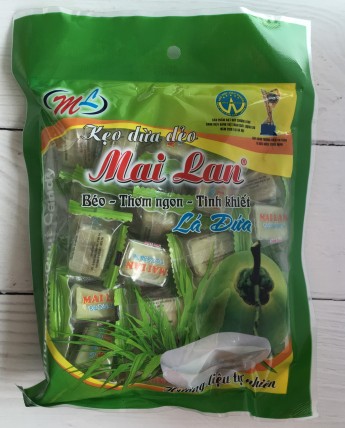 Вьетнамские  конфеты с панданом, Mai Lan, 250г