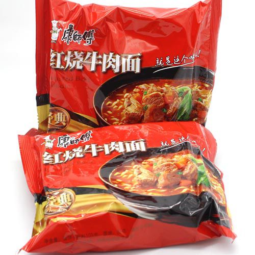 Лапша быстрого приготовления Мастер Конг тушеная говядина, 85г