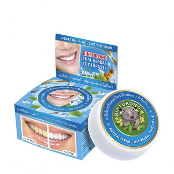 Тайская травяная паста Thai Herbal Antibacterial Toothpaste антибактериальная, 33г 