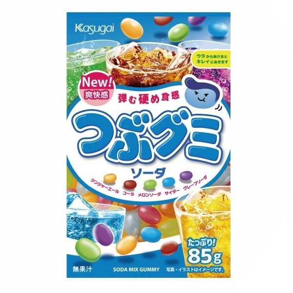 Мармелад "Драже ассорти газировок " Kasugai, 85г Япония