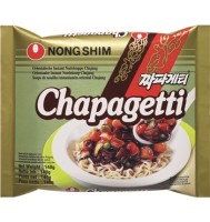 Лапша быстрого приготовления Нонгшим Чапагетти (сушеная) с мясным соусом Chapaghetti, 140г Nongshim, Корея