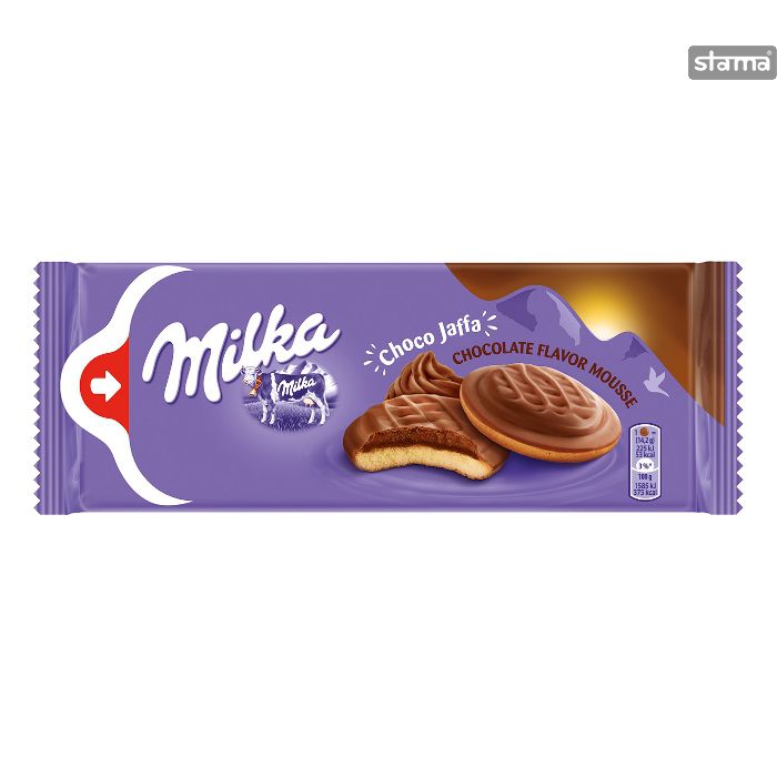 Печенье Milka Джафа с шоколадной начинкой, 128г