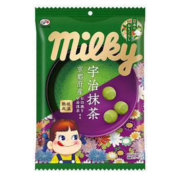 Мягкая карамель Milky с зеленым чаем матча, 80г, Япония