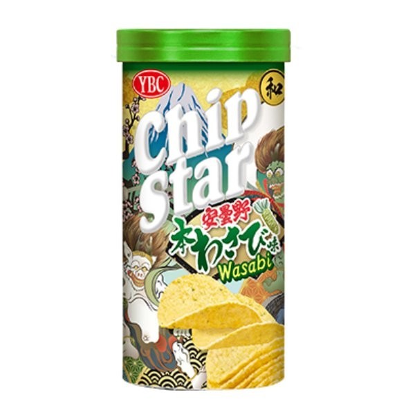 Картофельные чипсы Chip Star с васаби,  50г Япония