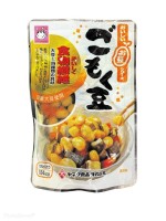 Готовые соевые бобы эдамаме (Ямакгоме) с  ламинарией и грибами Шиитаки Yamaku Foods, 100г Япония