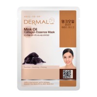 Коллагеновая маска для лица Dermal Mink Oil с маслом норки, 23г
