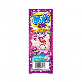 Шипучие конфеты со вкусом винограда Bubble Candy Cola Coris, 3шт. Япония