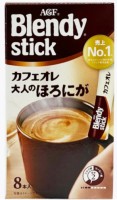 Кофе AGF Blendy крепкий с молоком, 3в1, 8шт, Япония