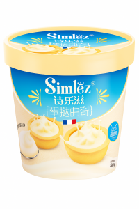 Мини-тарты SIMLEZ с белым шоколадом и хрустящими шариками, со вкусом йогурта, 80г