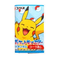 Жевательная резинка "Покемон", квадрат, Япония