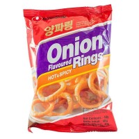 Чипсы Луковые кольца Nongshim с перцем, 40г, Корея