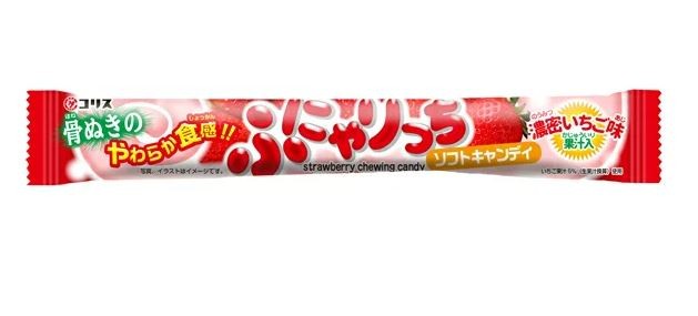 Жевательная конфета Coris со вкусом клубники, 22г, Япония