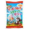 Японские желе-трубочки со вкусом содовой рамуне (подходит для заморозки) Nikkoh, 7 шт, 84 г, Япония