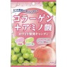 Леденцы с персиком и виноградом, коллагеном и аминокислотами Сенжаку Senjaku , 52 г, Япония