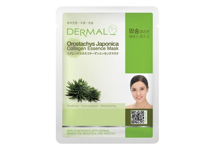 Коллагеновая маска для лица Dermal с экстрактом японского горноколосника, 23г