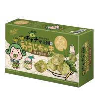 Бисквитное печенье Snowflake Юки с чаем матча, 96г, Тайвань