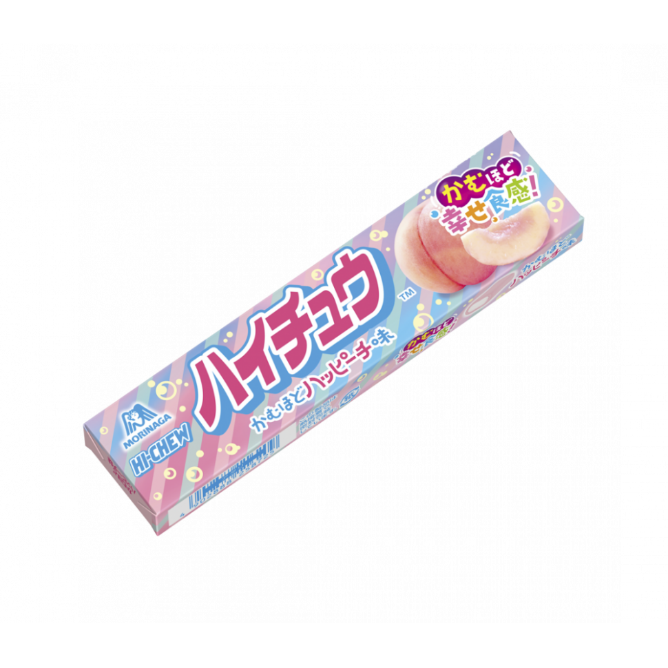 Жевательные конфеты Моринага с персиком МоМо Hi-Chew Morinaga, 55 г, Япония