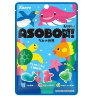 Мармелад &quot;Жители моря&quot; в форме дельфина, черепахи, морской звезды (фруктовое ассорти) Kanro 52г, Япония