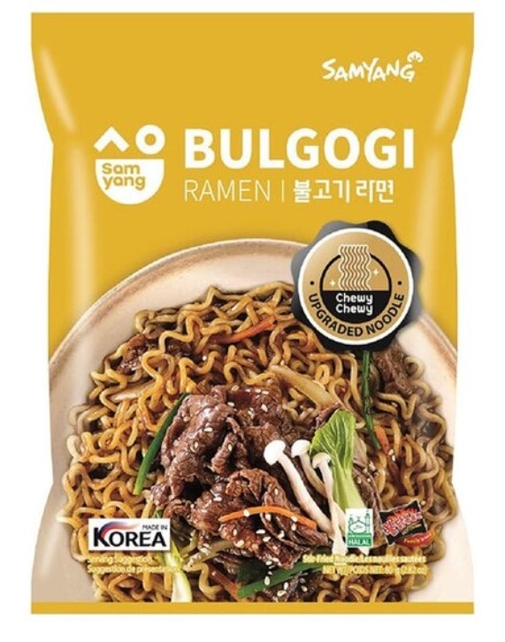 Лапша быстрого приготовления рамен со вкусом говядины Samyang, 80 г