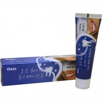 Зубная паста отбеливающая Oats White Cool Mint, 120г, Корея