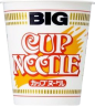 Лапша б/п  Nissin Cup Noodle Seafood BIG с креветками, 101г, Япония