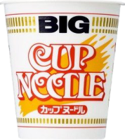 Лапша б/п  Nissin Cup Noodle Seafood BIG с креветками, 101г, Япония