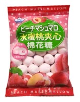 Зефир с японским персиком EIWA (маршмеллоу), 90г, Япония