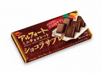 Темный шоколад Альфорт  с печеньем внутри, New Alfort, 52г, Япония