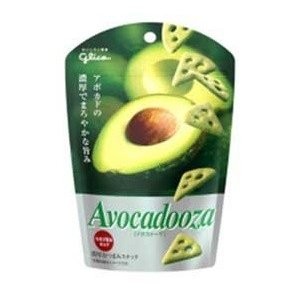 Печенье Avocadooza Glico с авокадо васаби, 40г, Япония