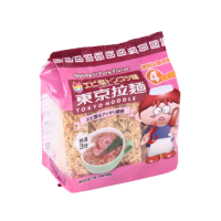 Лапша б/п Tokyo Noodle с креветками на мясном бульоне по-токийски, Япония 120г 4 порции