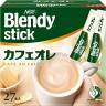 Латте с топленым молоком и сливками (с сахаром) в стиках AGF Blendy, 27 порций, 237 г, Япония
