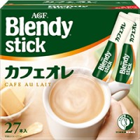 Латте с топленым молоком и сливками (с сахаром) в стиках AGF Blendy, 27 порций, 237 г, Япония