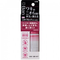 Дезодорант-антиперспирант LION "Ban sweat", роликовый, нано-ионный, блокирующий потоотделение, без запаха, Япония, 40 мл