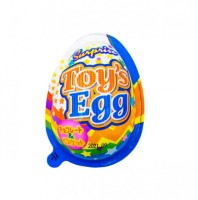 Шоколадное яйцо Яокин Toy`s Egg с игрушкой (машинка внутри), 13,4г Yaokin Inc Япония